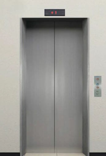Elevator Entrance Hairline Finish